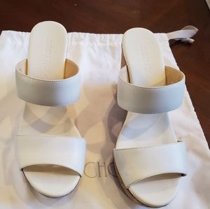 Jimmy Choo Parker Wedge Slide Sandals